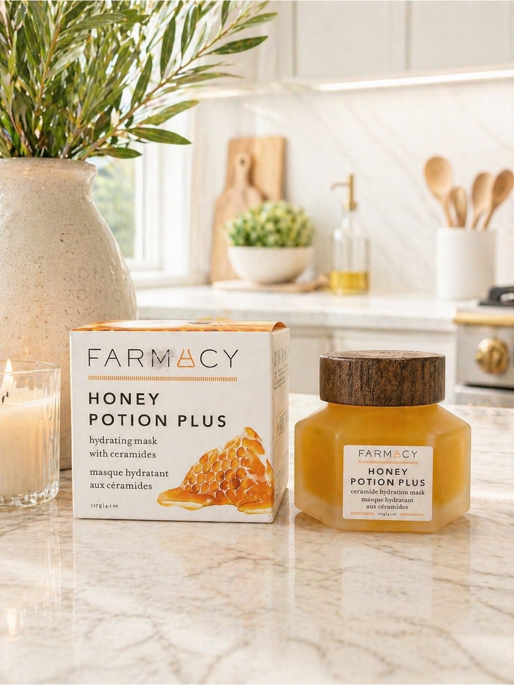 FARMACY Honey Potion Plus Hydrating Mask 4.1 oz Full Size 🍯✨